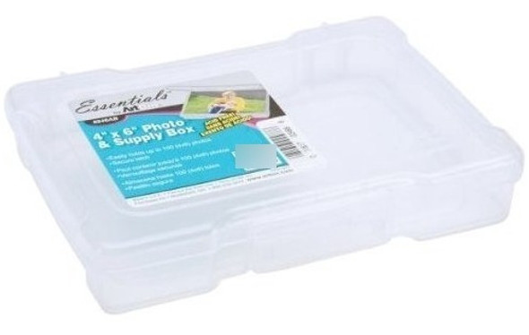 Artbin 4 Pulgadas X 6 Pulgadas Foto Y Fuente Caja Translucid 0