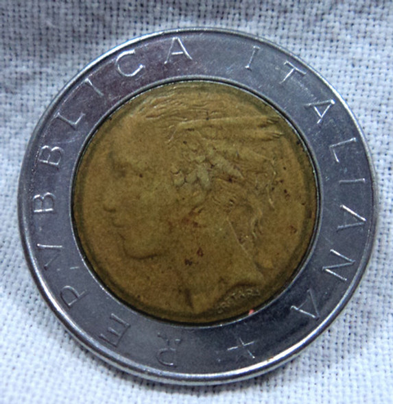 Moneda Republica Italiana 500 Liras Año 1984 G4 0
