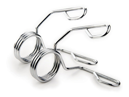 Seguros Para Barra Olimpica Par Topes Profesionales Tijera 0