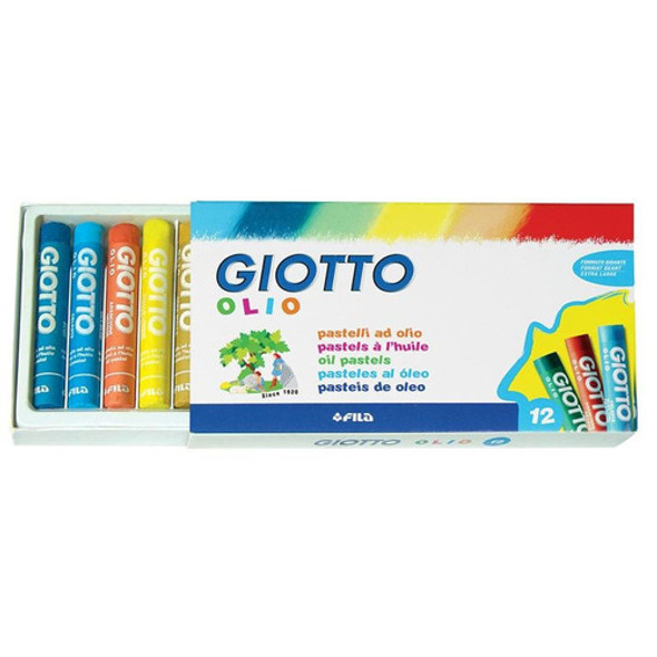 Oleo Pasteles Giotto Estuche X12 0