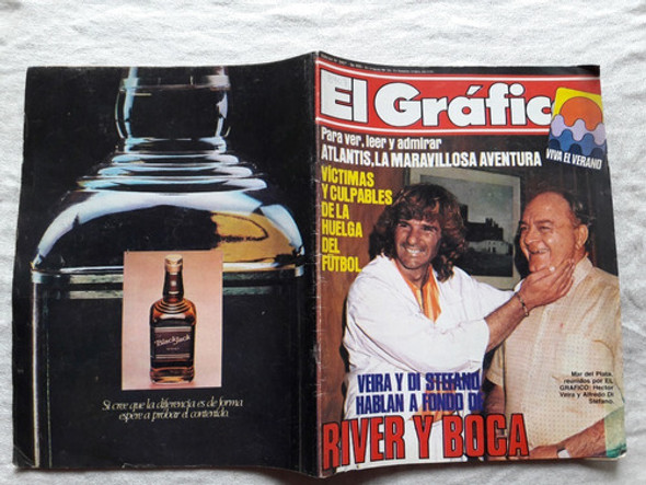 El Grafico N° 3407 Año 1985 Veira Di Stefano Boca River 1
