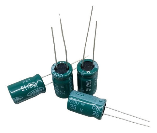 Capacitor 680uf 25v Ltec Nuevo Pack 10 Unidades 0