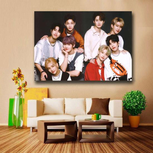 Stray Kids Poster Coreano Boy Band Kpop Poster Canvas Art P 1