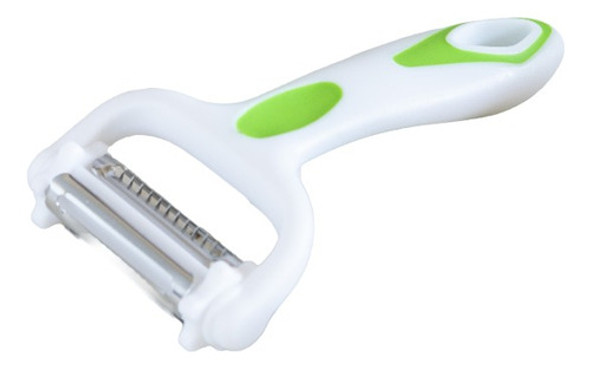 Pelador Multiuso Acero Inoxidable Mango Plastico Verde 0