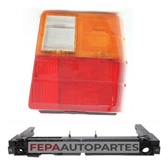 Mica Faro Giro Trasero Fiat Uno 88 / 03 Tricolor 0