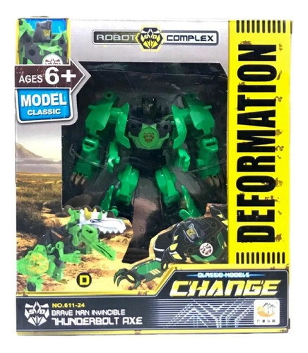 Robot Transformable Dinosaurio Deformation Explorer Fan 0