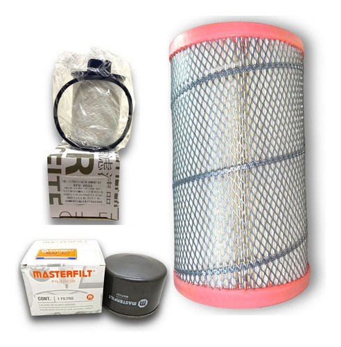 Kit Filtros Aceite Aire Y Gasoil Ducato Boxer Jumper 2.3 Jtd 0