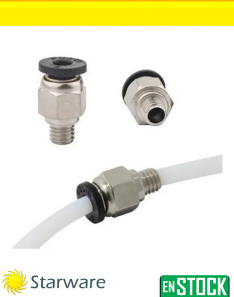 Acople Neumatico Conector Rapido Racor Pc4 M6 1