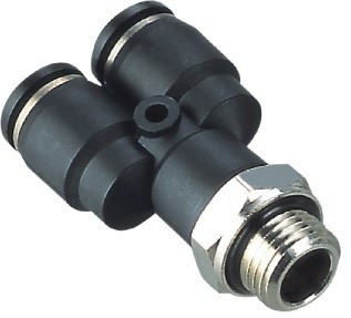 Conector Automático Y, Bifurcación Con Rosca, De 6 X 1/8 0