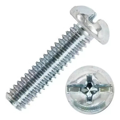 Tornillo Cabeza Tanque 3/16 X 1/2 Cincado X 100 Unidades 1