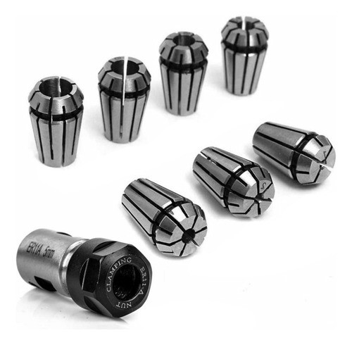 Conjunto De Pinças De Mola Er11 De 1-7 Mm De 7 Mm Com Eixo D 0