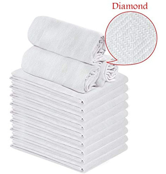 Toallas De Saco De Harina Blanca Clasicas De Talvania: Paqu 1