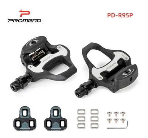 Pedales Bicicleta Promend Automático Look Keo Ruta Pd-r95p 1