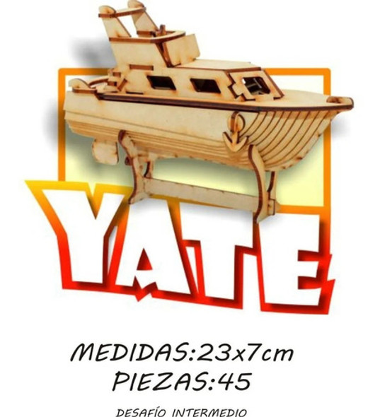 Maqueta Encastrable Yate De Lujo 23 Cm De Madera Motricidad 1 Maqueta Encastrable Yate De Lujo 23 Cm De Madera Motricidad 1