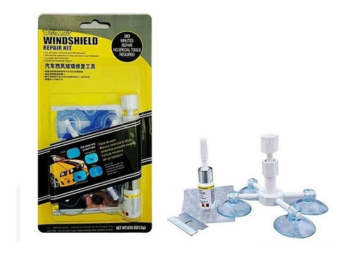 Kit Reparacion Parabrisas Auto P/ Pequeños Golpes Fisuras P6 1