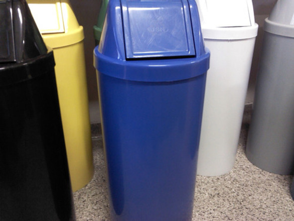 2 Cestos Lixeira 50 Litros Seletiva Reciclavel Varias Cores 1