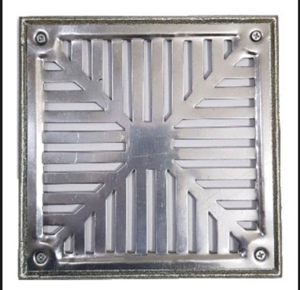 Rejilla Para Piso De Acero Inoxidable 20cm X 20cm Ayacucho 0