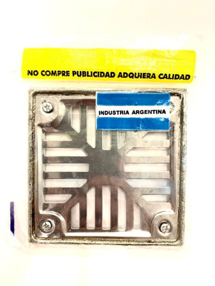 Rejilla Para Piso De Acero Inoxidable 20cm X 20cm Ayacucho 1