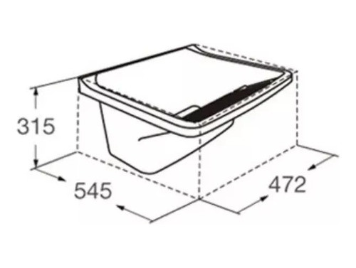 Pileta Ferrum De Lavadero Plástica 20 Lt Lp020-b Premium 1