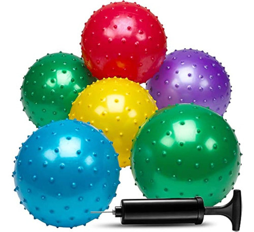 Knobby Balls  Paquete De 6 Bolas Sensoriales A 0