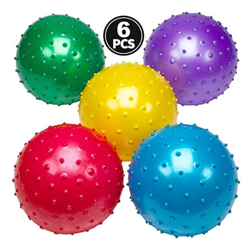 Knobby Balls  Paquete De 6 Bolas Sensoriales A 1
