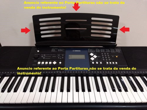 Suporte Porta Partituras P/ Teclado Yamaha Psr E-333  E353 0