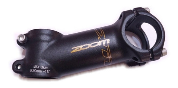 Stem Potencia Avance Zoom 90mm Aluminio 1 1/8  31,8mm +15º 0 Stem Potencia Avance Zoom 90mm Aluminio 1 1/8  31,8mm +15º 0
