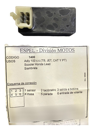 Cdi Honda Lead / Siambreta / Adly / Dze 1400 0