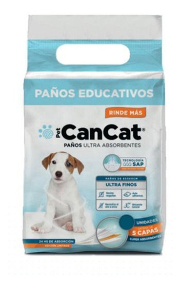 40 Paños Cancat Pañal Perro Can Cat 60 X 60 Envios En El Dia 0