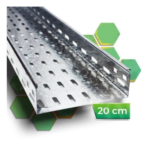 Bandeja Portacables Perf 20cm 200 Mm X3 Mts 0