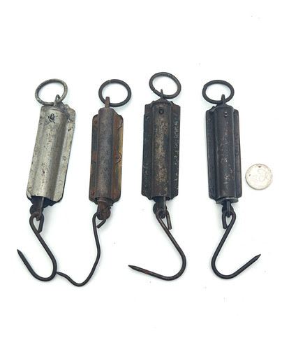 Balanza Romana Antigua Chica 10 Kg (c/u) - Antiguedades 1