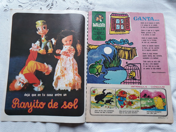 Anteojito Nº 546 23/8/1975 Publicidad Rayito De Sol Piel Ros 1