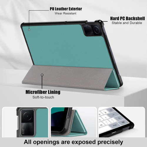 Funda Para Xiaomi Redmi Pad Se De 11 Pulgadas Verde 1