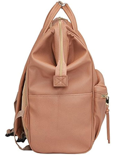 Kah&kee Mochila De Cuero Para Pañales Con Compartimento Para 1