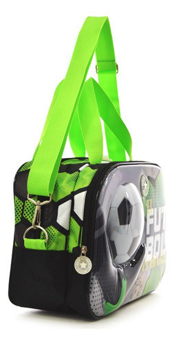 Bolso De Fútbol Metalizado Con Relieve Pelota Phi Phi Bags 1