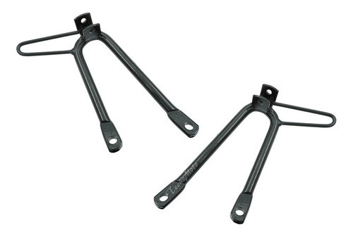 X2 Soportes Metalicos Pedalines Posa Pie Honda Nx400 Falcon 0