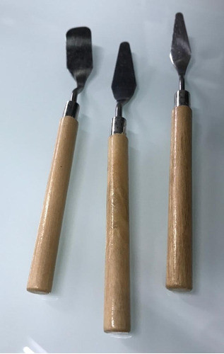 Set De 3 Espatulas Para Artistica 1