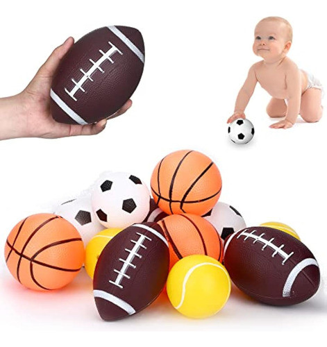 12 Pelotas Deportivas Para Niños Pequeños De 1 A 3 0
