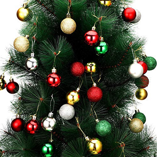 Adorno Árbol Navidad Bolas 4 Colores 4cm 96uni 1