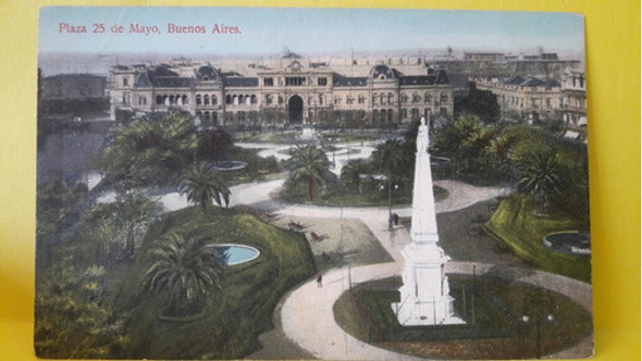 Antigua Postal De La Plaza De Mayo Buenos Aires 0 Antigua Postal De La Plaza De Mayo Buenos Aires 0