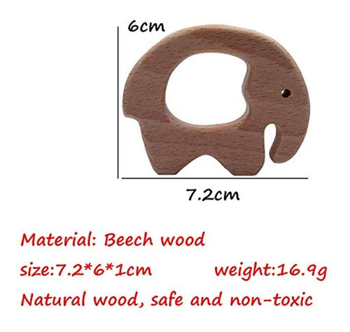 2 Piezas De Madera De Dibujos Animados Encantadora Pura Form 1