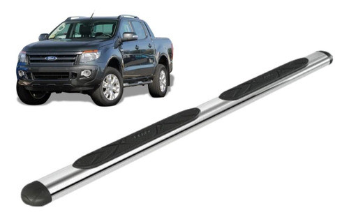 Estribos Oval Cromados Ford Ranger Doble Cabina 2013 Al 2023 0