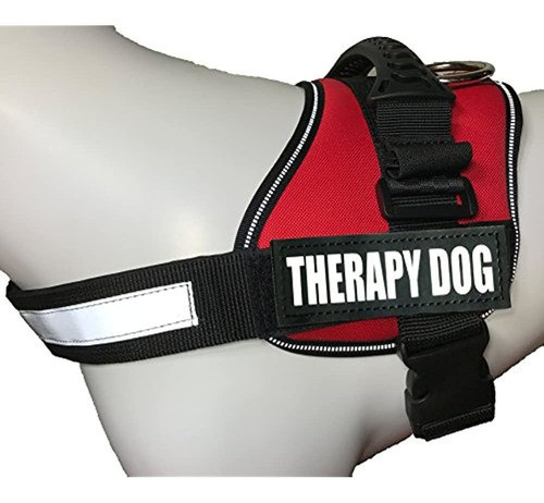 Arnes De Chaleco Para Perros De Terapia Reflectante Albcorp 1