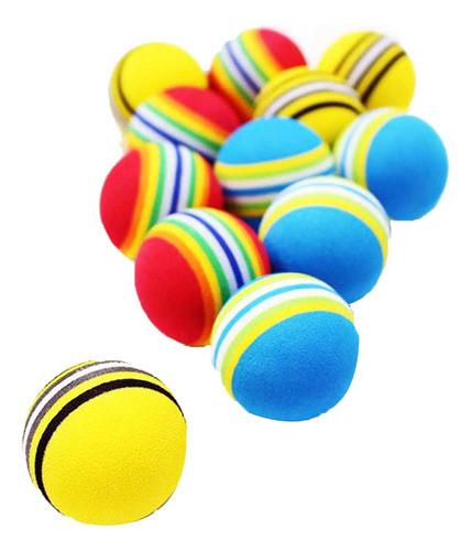 Posma Eb010 Multi Color Pelotas De Práctica De Espuma Golf 0