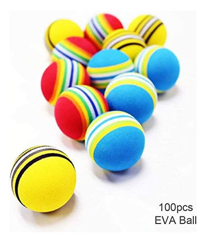 Posma Eb010 Multi Color Pelotas De Práctica De Espuma Golf 1