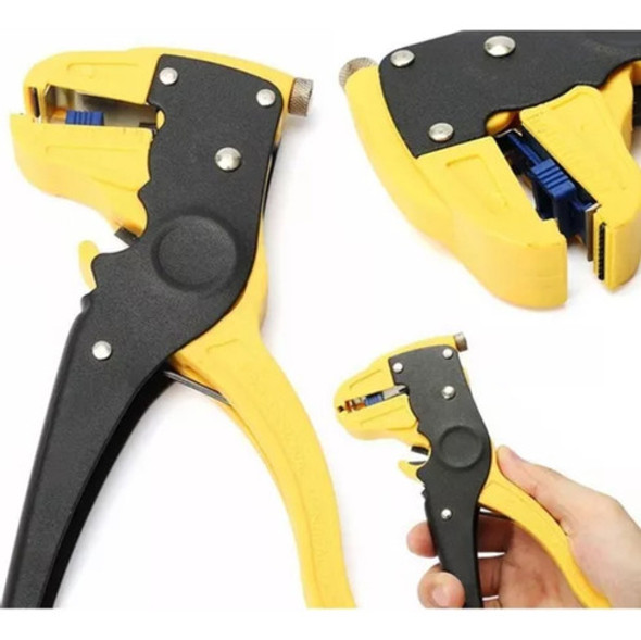 Decapador Alicate De Pressão Descasca Fios Cabos Com Ajuste 1 Decapador Alicate De Pressão Descasca Fios Cabos Com Ajuste 1