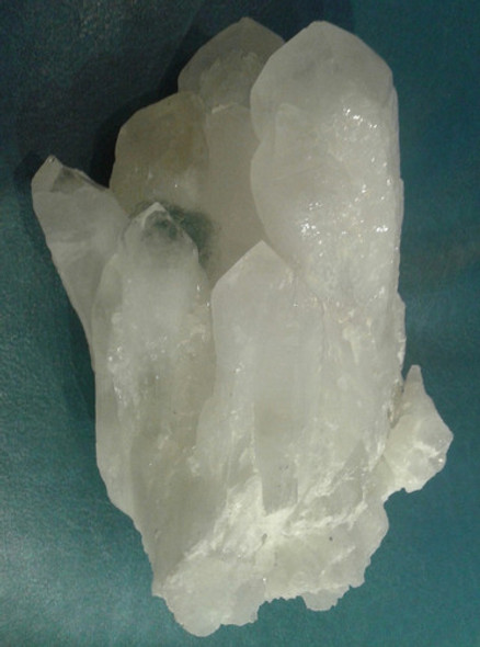 Gran Cristal Cuarzo Hialino Cristales De Roca Fluorita Verde 0