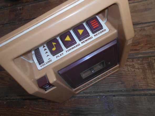 Antiguo Pasa Casetero Grabador Fisher Price 0