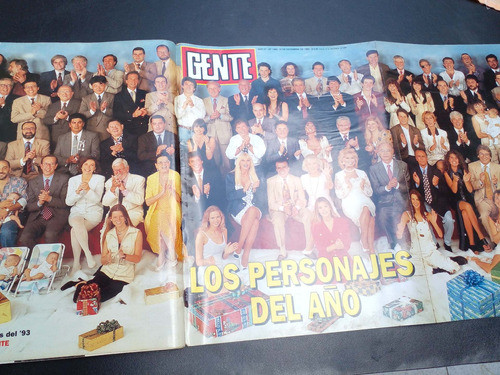 Gente N 1482 Personajes Del Año 93 Fito Ricky Martin Mirta E 0