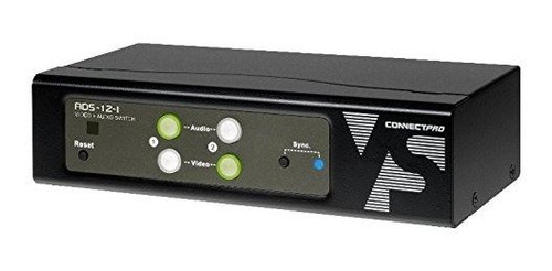 Connectpro - Interruptor De Monitor / Audio - 2 Puertos - Es 0